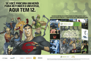 Propaganda Young Justice Legacy - XBOX 360 88 - 2013