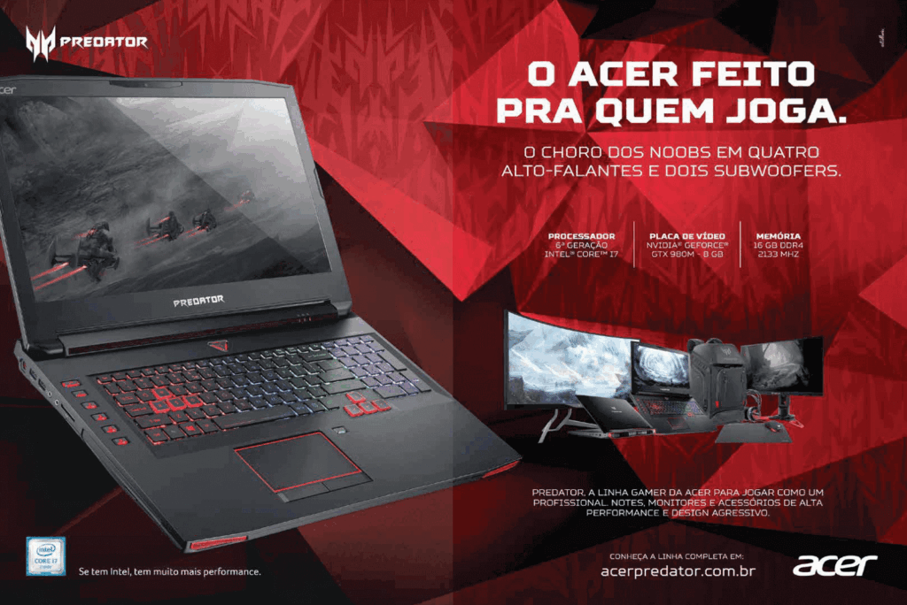 Propaganda Acer - EGW 178 - 2017