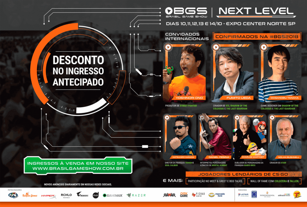 Propaganda Brasil Game Show - Mundo dos Super-Heróis 100 - 2018