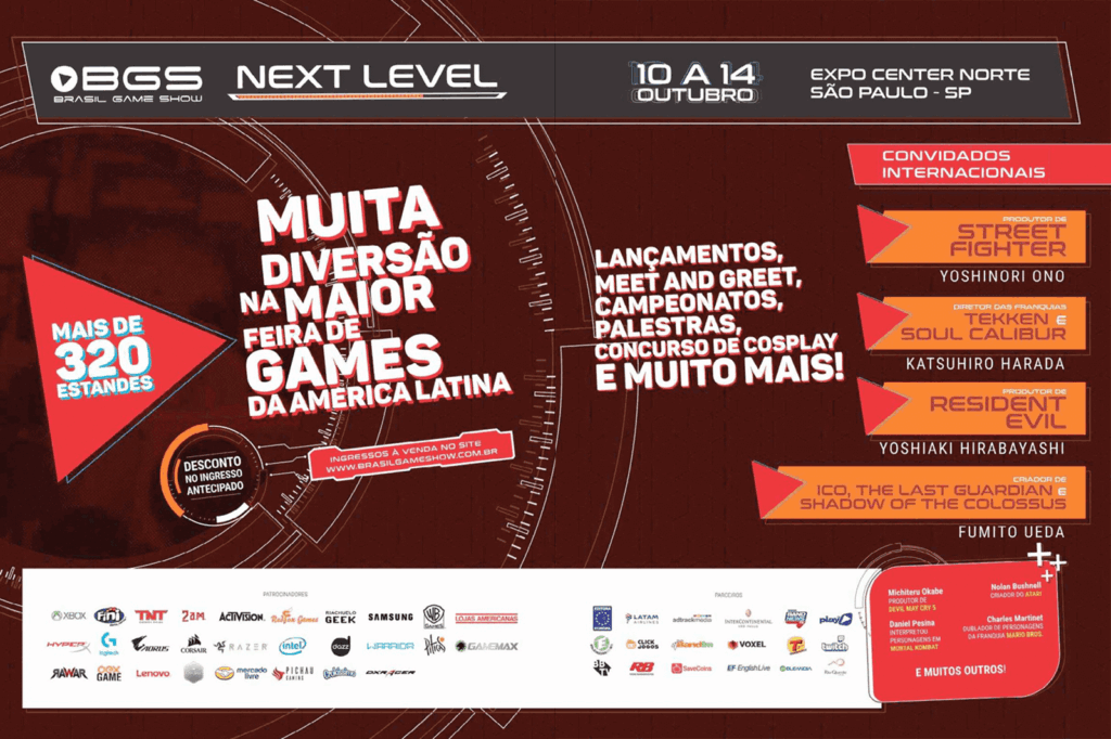Propaganda Brasil Game Show - Revista Oficial Xbox 149 - 2018