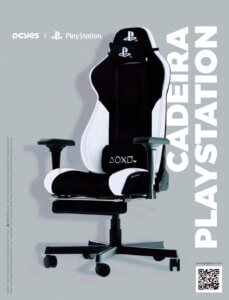 Propaganda Cadeira PlayStation - Revista PlayStation 286 - 2021