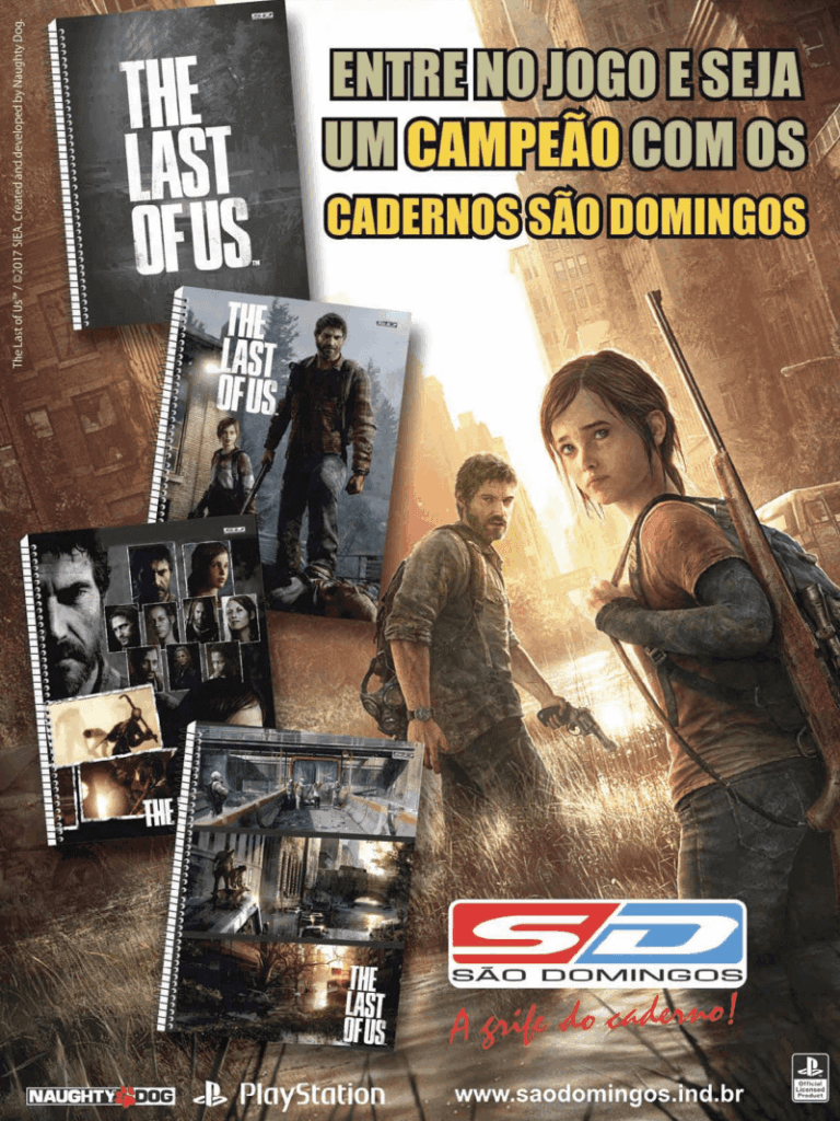Propaganda Cadernos The Last of Us (São Domingos) - PlayStation 233 - 2017