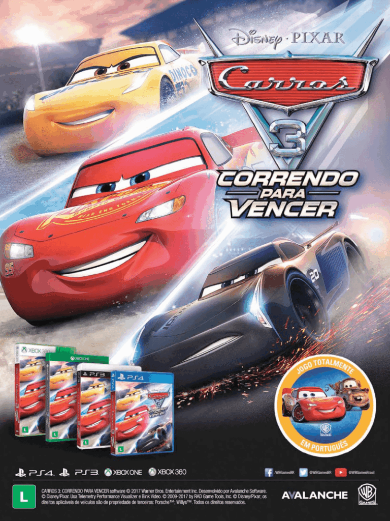 Propaganda Carros 3 - Game Informer 11 - 2017