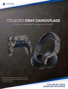 Propaganda Coleção Gray Camouflage - Revista PlayStation 297 - 2022