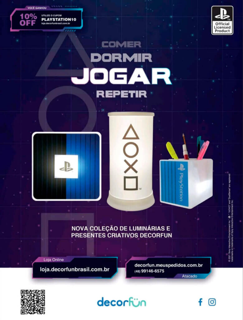 Propaganda Decorfun - Revista PlayStation 286 - 2021