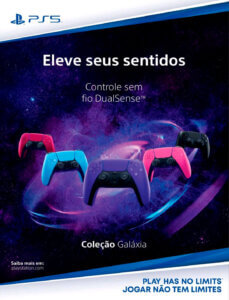 Propaganda DualSense Coleção Galáxia - Revista PlayStation 288 - 2022