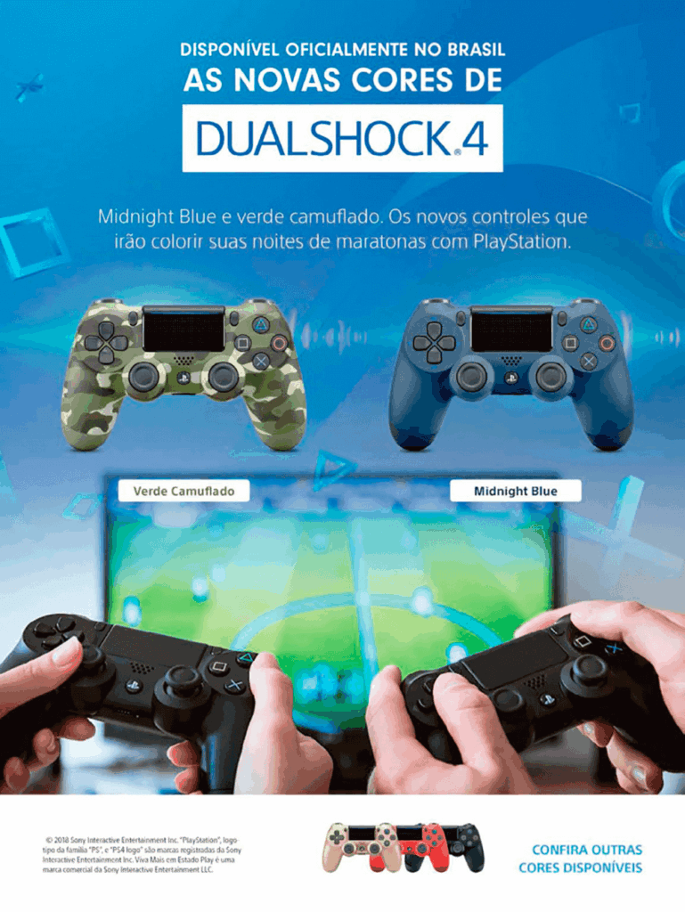 Propaganda DualShock 4 - PlayStation 257 - 2019