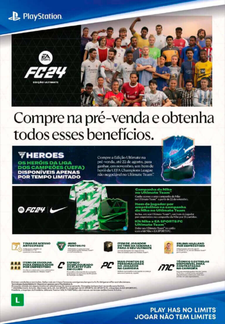 Propaganda FC 24 - Revista PlayStation 304 - 2023