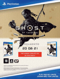 Propaganda Ghost of Tsushima - PlayStation 283 - 2021