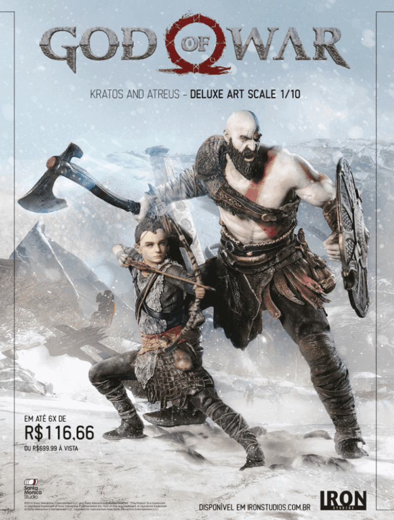 Propaganda God of War (Iron Studios) - PlayStation 266