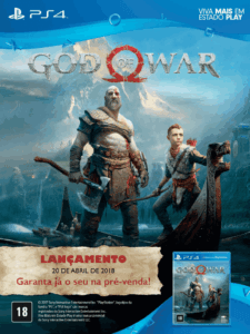 Propaganda God of War - PlayStation 242 - 2018