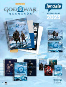 Propaganda God of War Ragnarok Jandaia - Revista PlayStation 299 - 2022