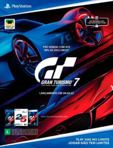 Propaganda Gran Turismo 7 - Revista PlayStation 289 - 2022