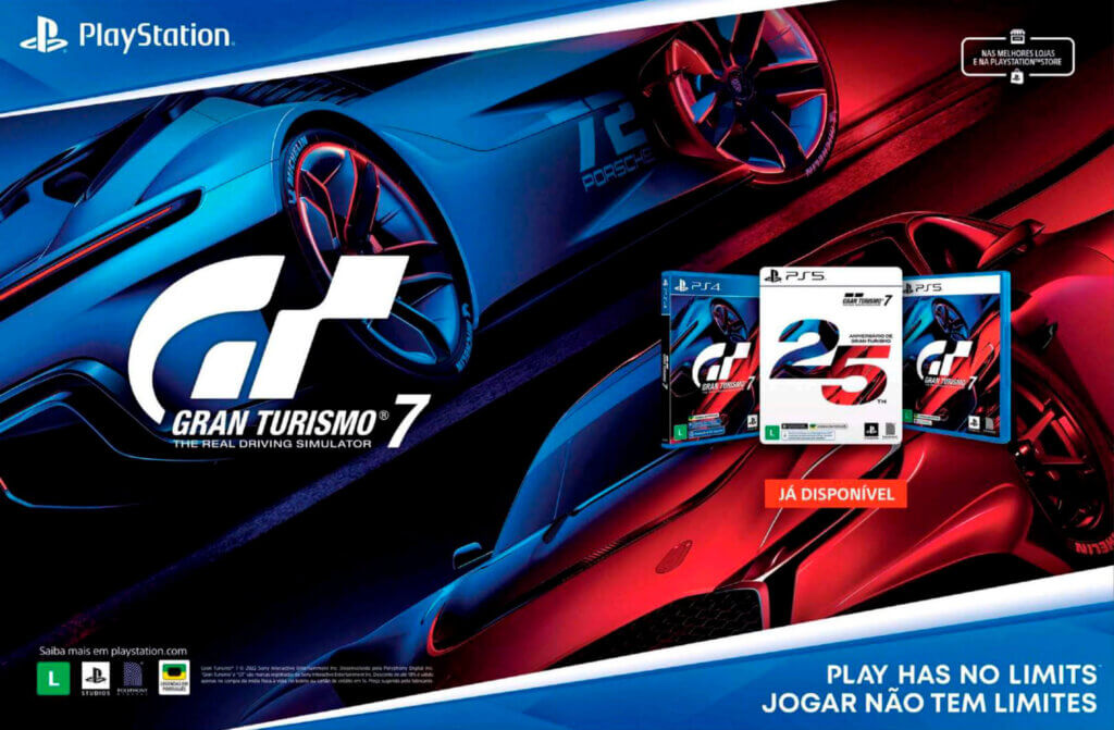 Propaganda Gran Turismo 7 - Revista PlayStation 290 - 2022