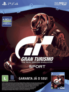 Propaganda Gran Turismo Sport - PlayStation 238 - 2017