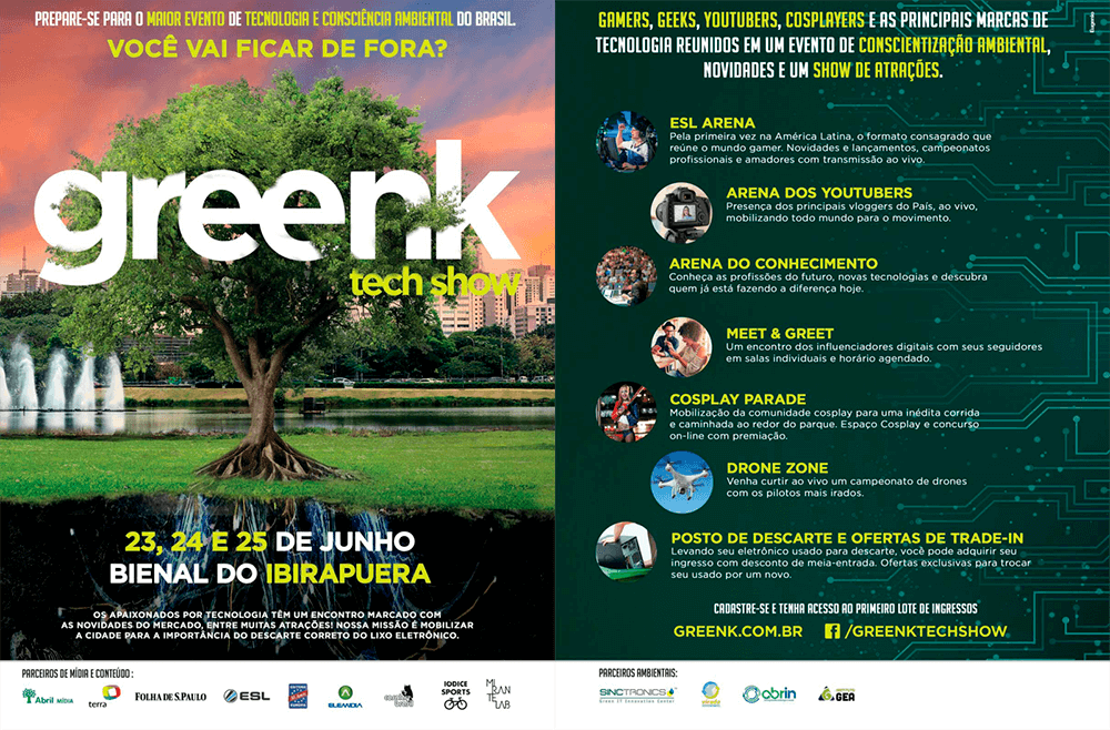 Propaganda Greenk Tech Show - Mundo dos Super-Heróis 87 - 2017