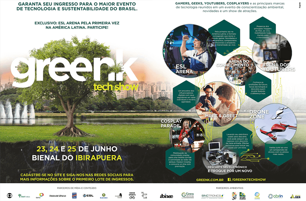 Propaganda Greenk Tech Show - Mundo dos Super-Heróis 89 - 2017