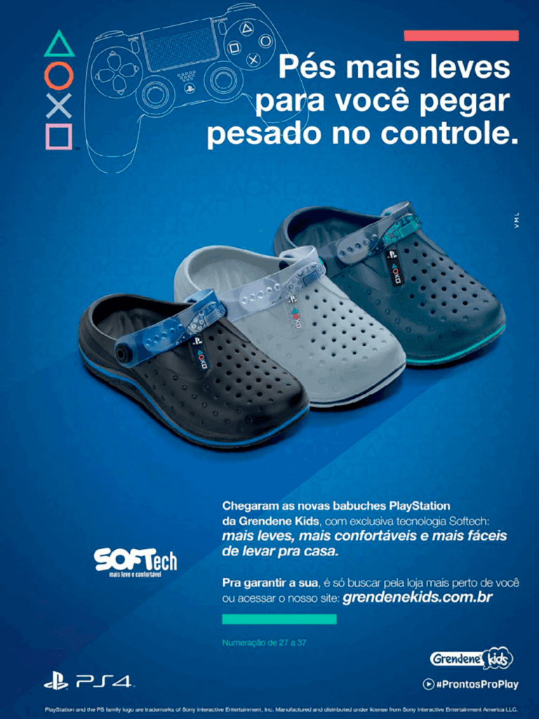 Propaganda Grendene Kids - PlayStation 259 - 2019