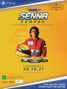 Propaganda Horizon Chase Turbo Senna Sempre - PlayStation 285 - 2021