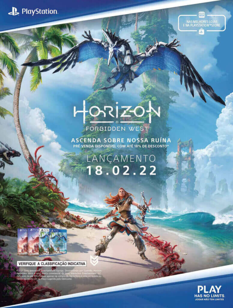 Propaganda Horizon Fobidden West - PlayStation 285 - 2021