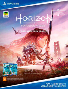 Propaganda Horizon Forbidden West - Revista PlayStation 289 - 2022