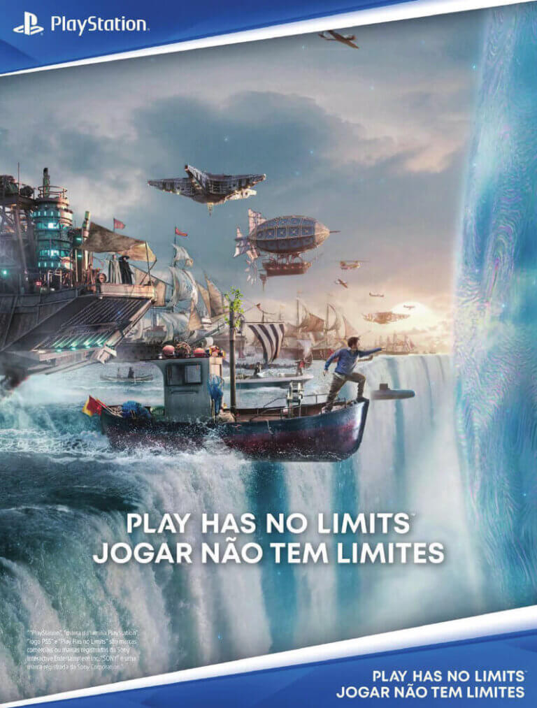 Propaganda Jogar Não Tem Limites - PlayStation 273 - 2020