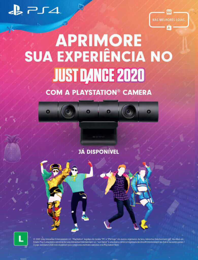 Propaganda Just Dance 2020 com PlayStation Camera - PlayStation 271 - 2020