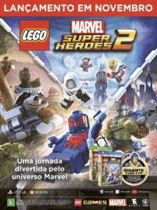 Propaganda LEGO Marvel Super Heroes 2 - Game Informer 15 - 2017