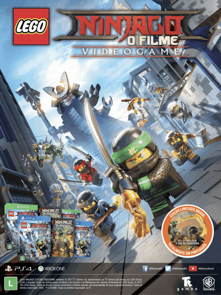 Propaganda LEGO Ninjago - Game Informer 13 - 2017