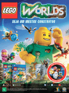 Propaganda LEGO Worlds - Revista Oficial Xbox 129 - 2017