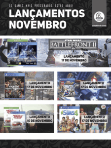 Propaganda Lançamentos Novembro 2017 (Rcell) - PlayStation 238 - 2017