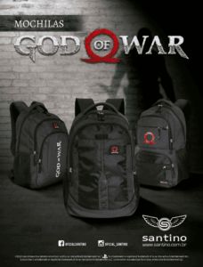 Propaganda Mochilas God of War (Santino) - PlayStation 261 - 2019