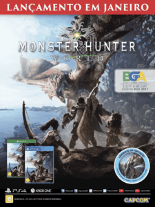 Propaganda Monster Hunter World - Game Informer 16 - 2017