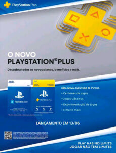 Propaganda Novo PlayStation Plus - Revista PlayStation 293 - 2022