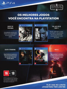 Propaganda Os melhores PS4 - PlayStation 273 - 2020