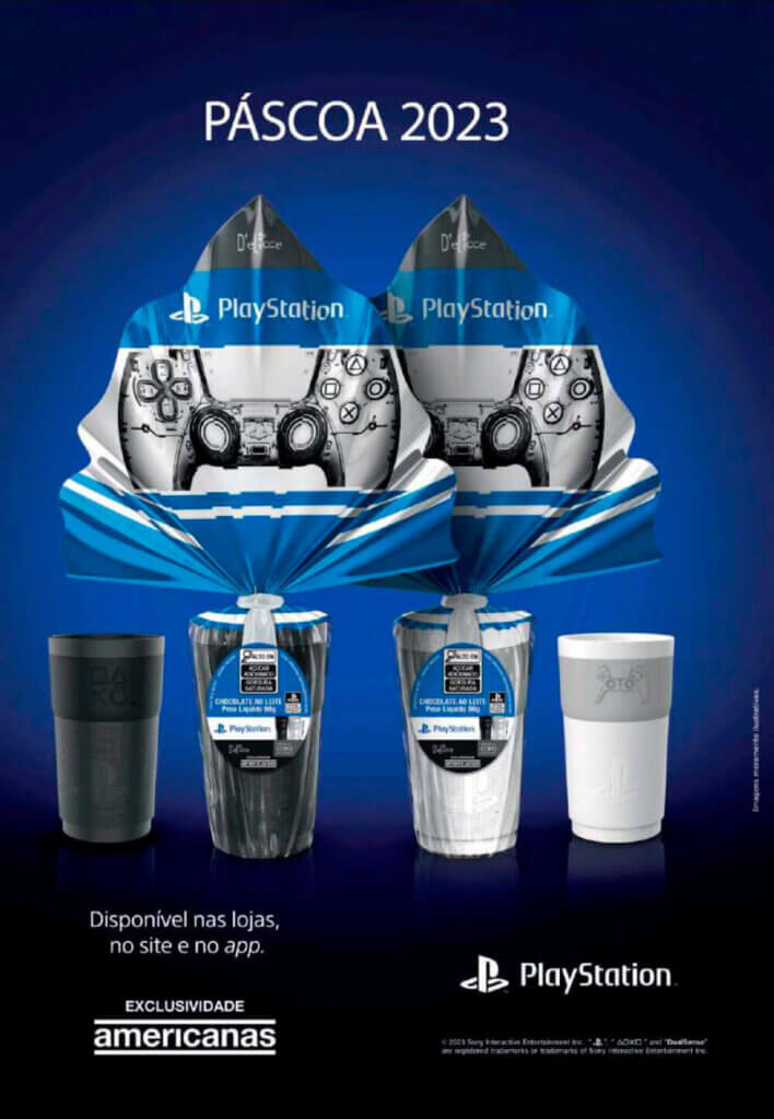 Propaganda Ovo de Páscoa PlayStation 2023 - Revista PlayStation 301 - 2023