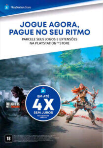 Propaganda Parcelamento de Jogos - Revista PlayStation 310 - 2024