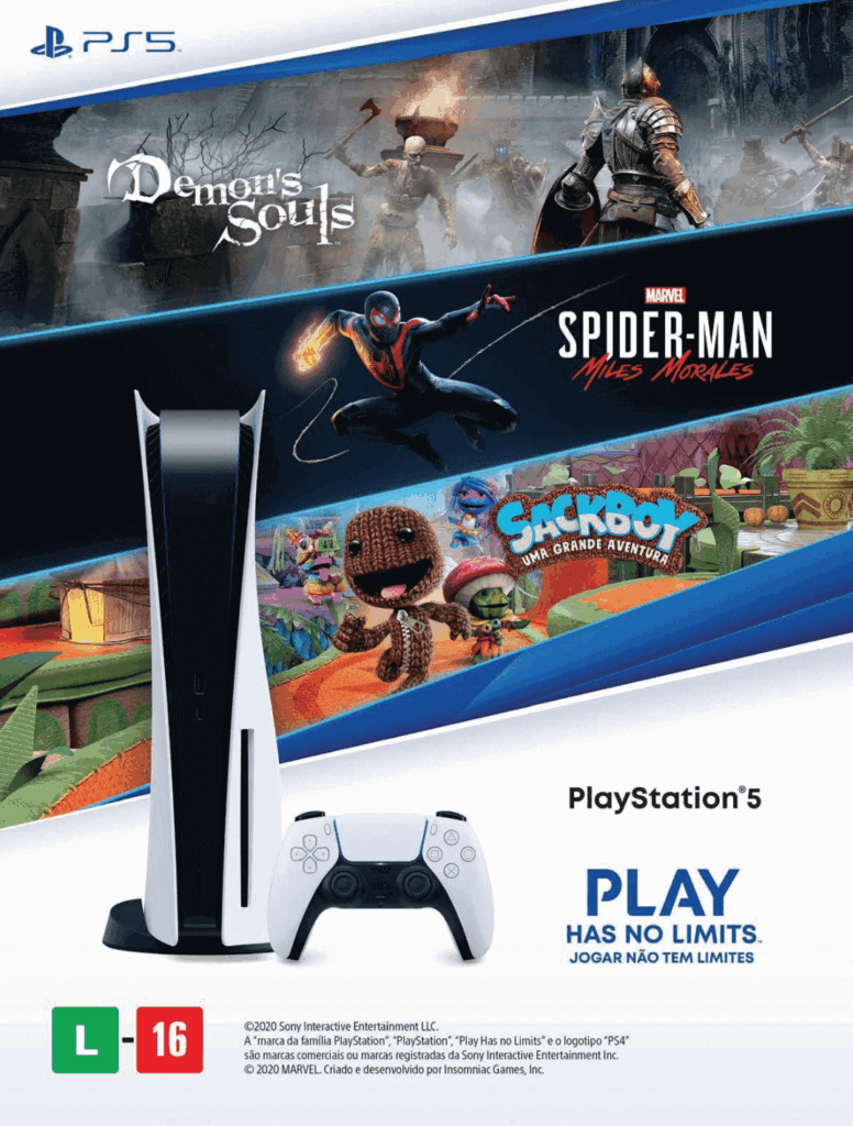 Propaganda PlayStation 5 - PlayStation 275 - 2020