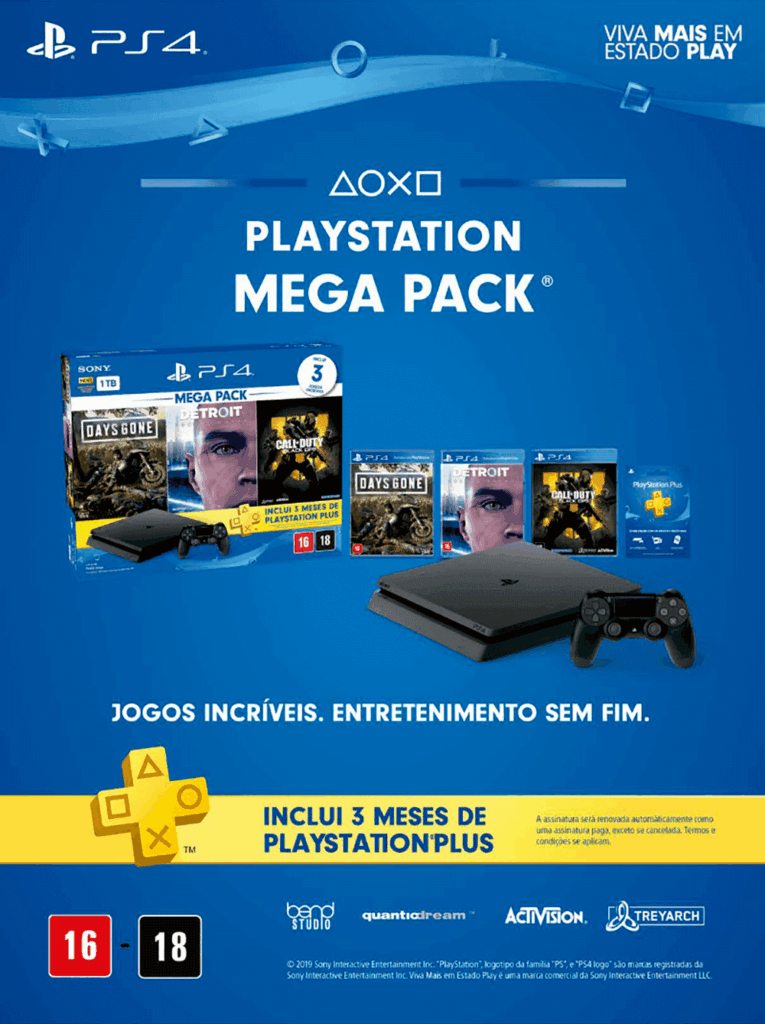 Propaganda PlayStation Mega Pack - PlayStation 260 - 2019