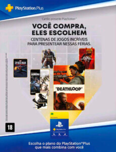 Propaganda PlayStation Plus - Revista PlayStation 300 - 2023
