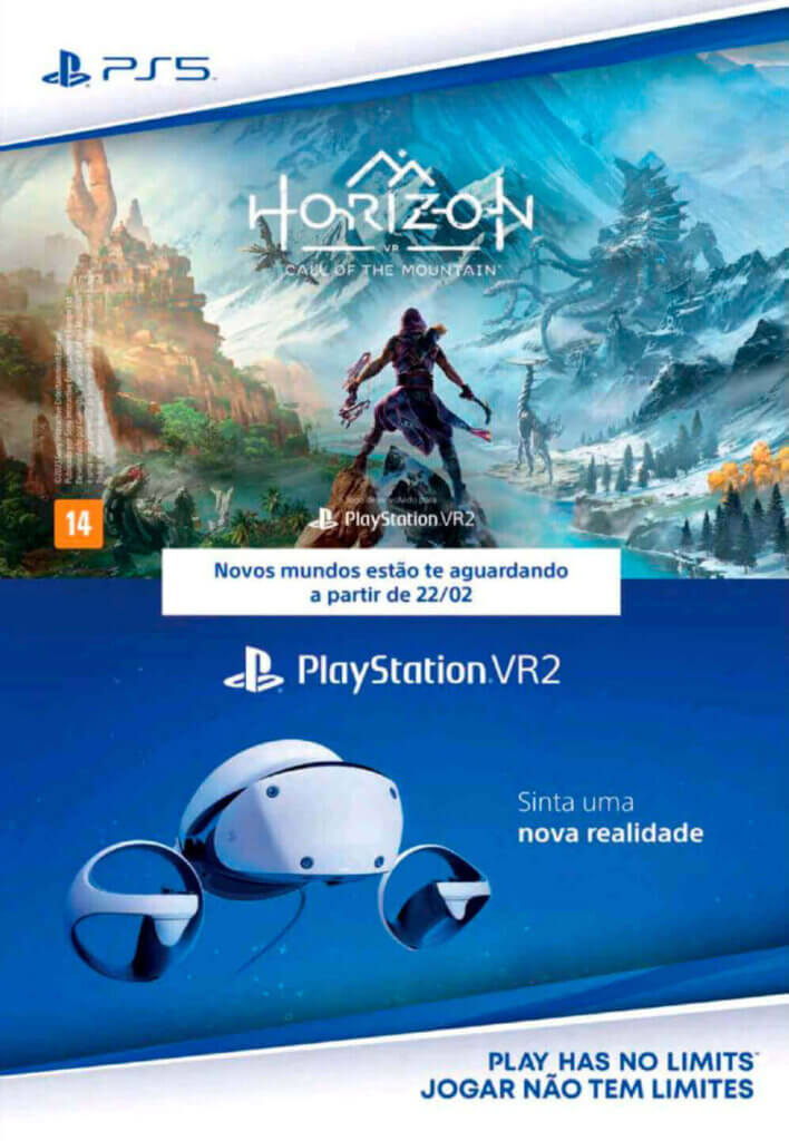 Propaganda PlayStation VR2 - Revista PlayStation 301 - 2023