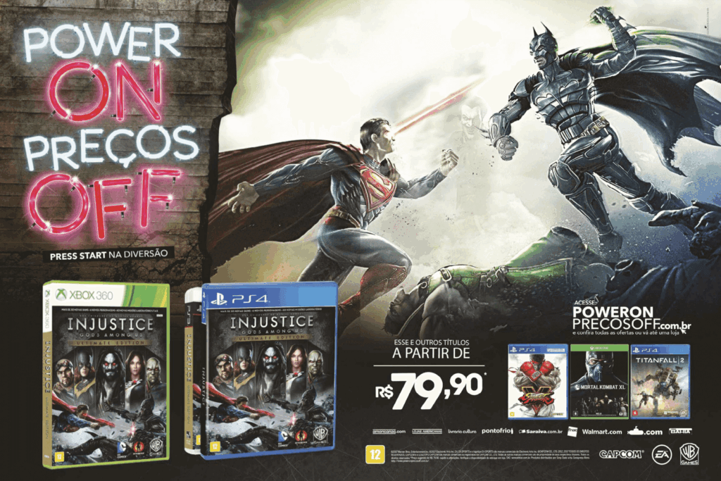 Propaganda Power On Preços Off - PlayStation 230 - 2017