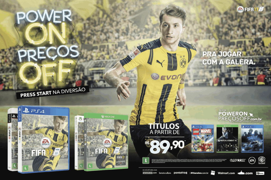 Propaganda Power On Preços Off - PlayStation 237 - 2017