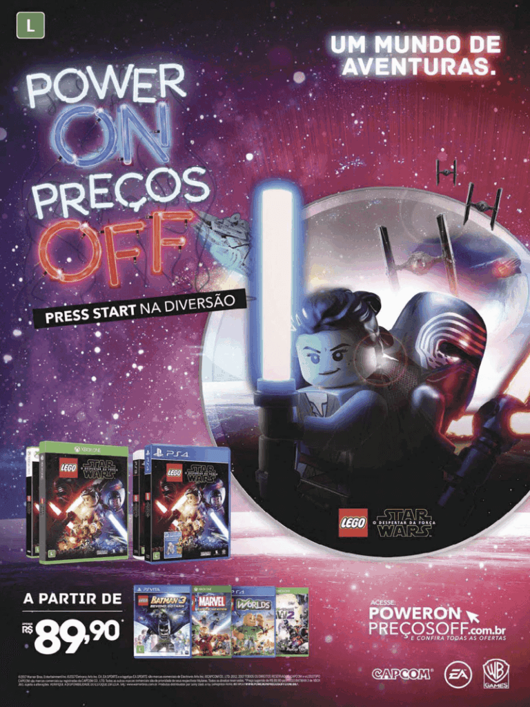 Propaganda Power On Preços Off - PlayStation 238 - 2017