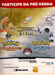 Propaganda Pré-venda Pokémon HeartGold & SoulSilver - NGamer Brasil 33 - 2010