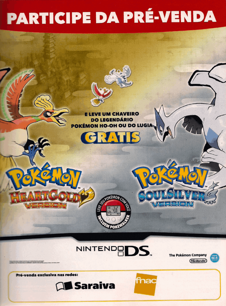 Propaganda Pré-venda Pokémon HeartGold & SoulSilver - NGamer Brasil 33 - 2010