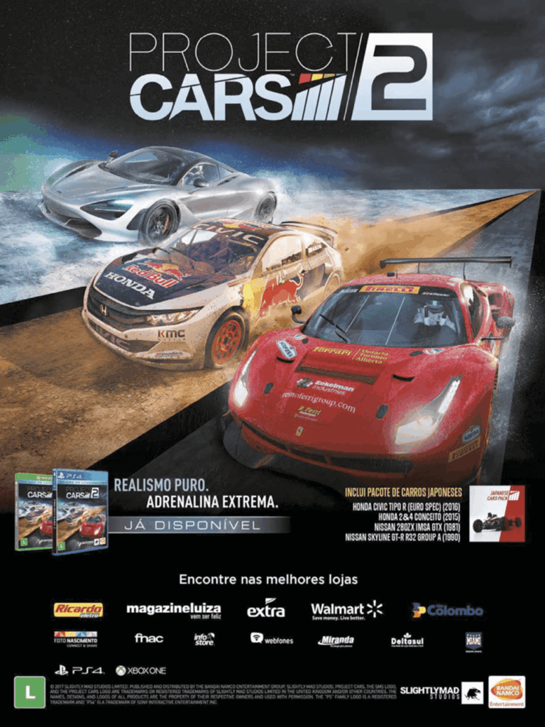 Propaganda Project Cars 2 - Game Informer 14 - 2017