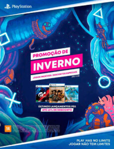Propaganda Promoção de Inverno - Revista PlayStation 295 - 2022