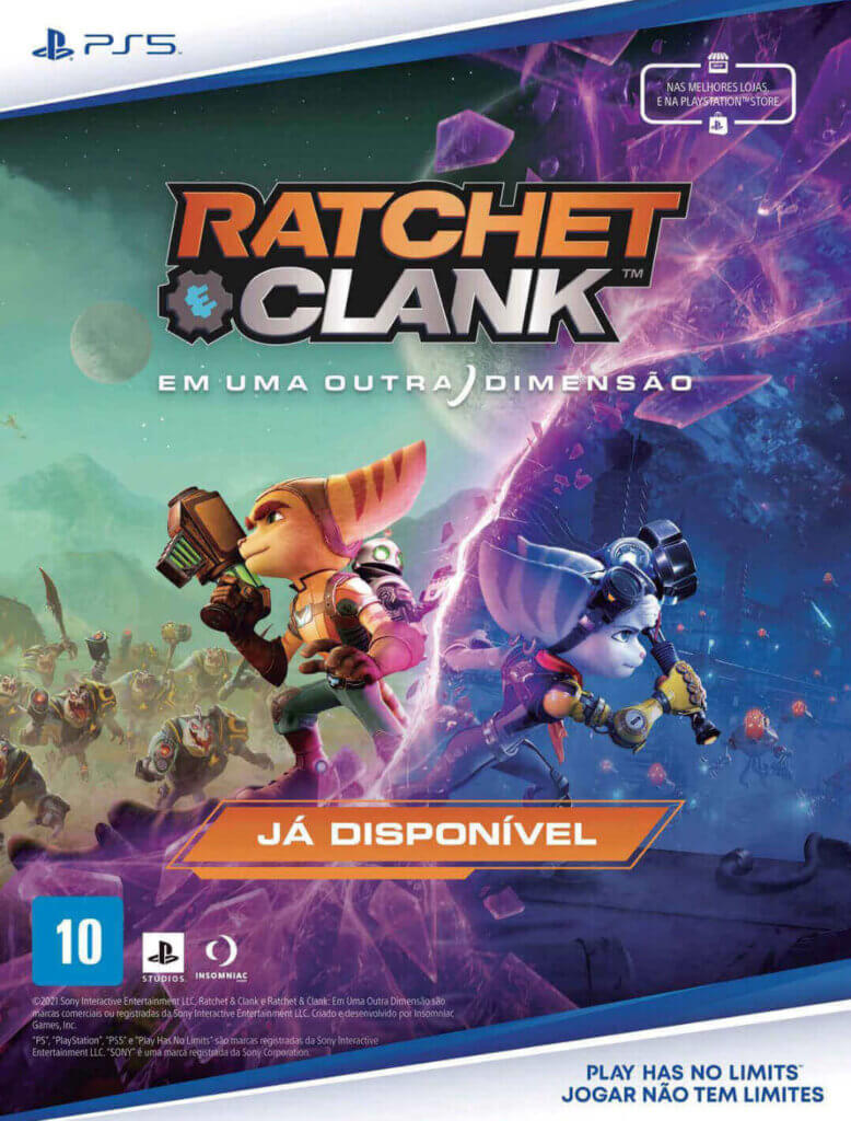 Propaganda Ratchet & Clank Em Uma Outra Dimensão - PlayStation 281 - 2021