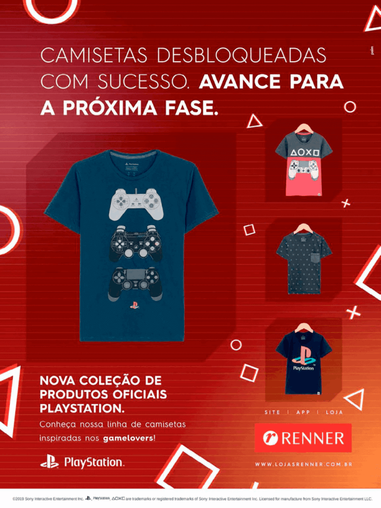 Propaganda Renner - PlayStation 257 - 2019